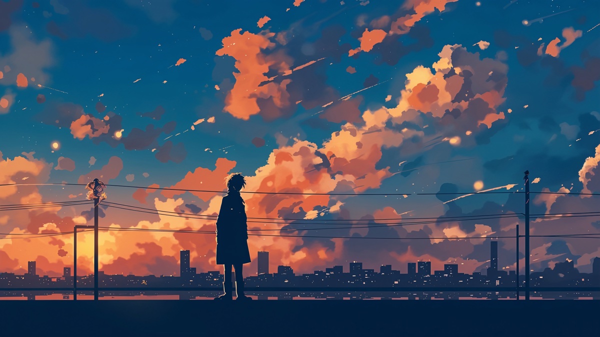 Anime Night Sky